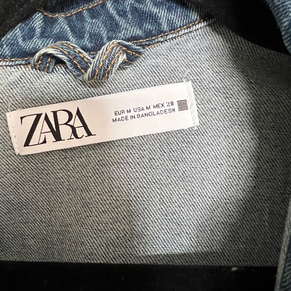 distressed jean jacket - Picture 2 of 2